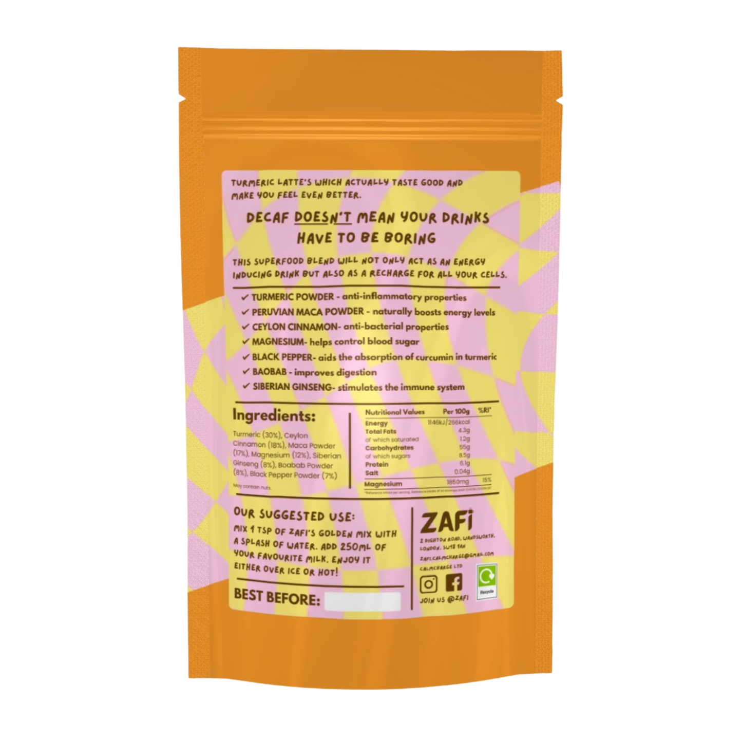 golden milk powder healthy anti-inflammatory drink