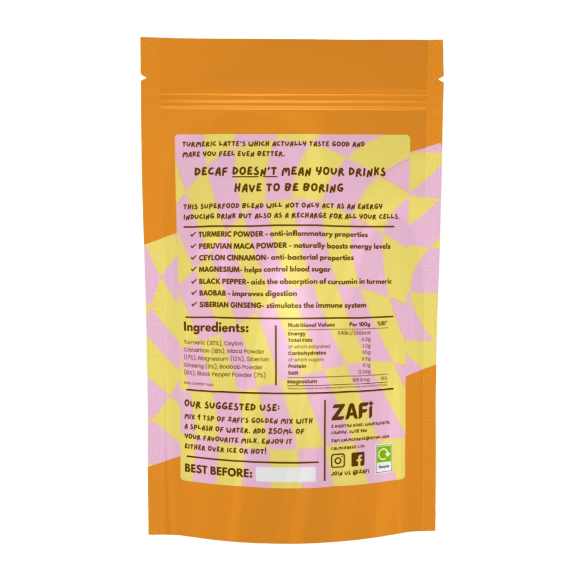 golden milk powder healthy anti-inflammatory drink